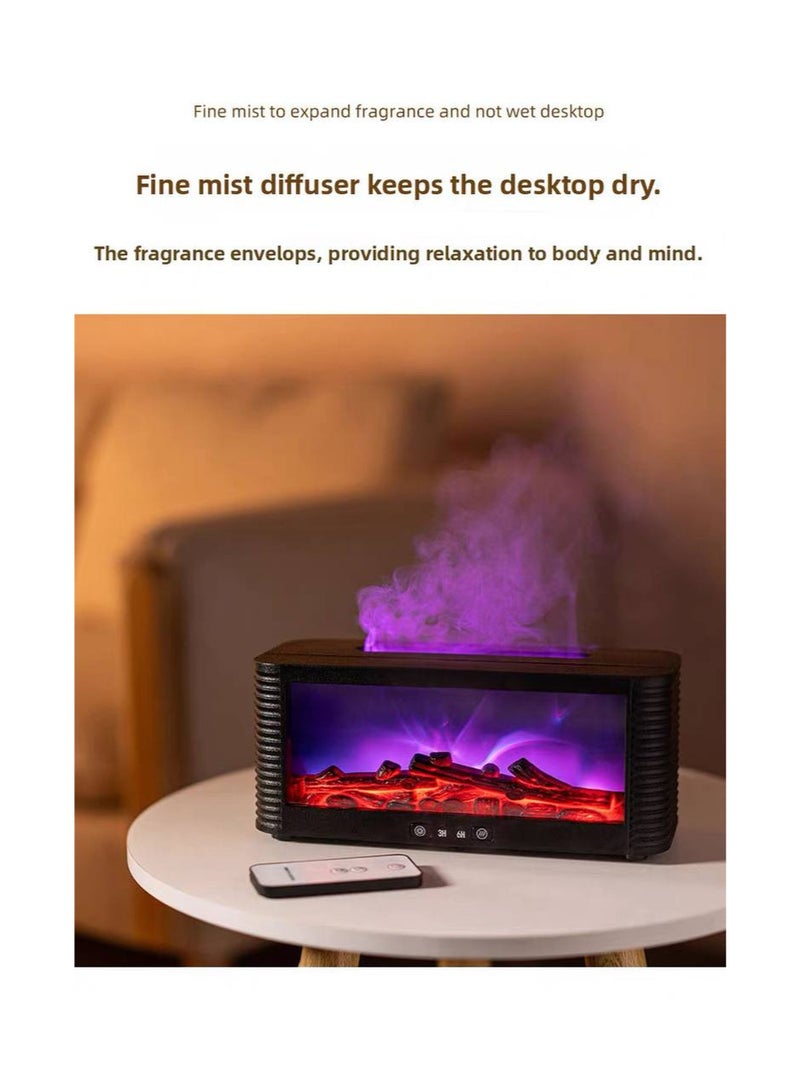 Fireplace Diffuser, Upgrade 7 Colours Flame Diffuser, 250ml Essential Oil Diffuser with Timer and Waterless Auto Off for Home Room Office - Image 5